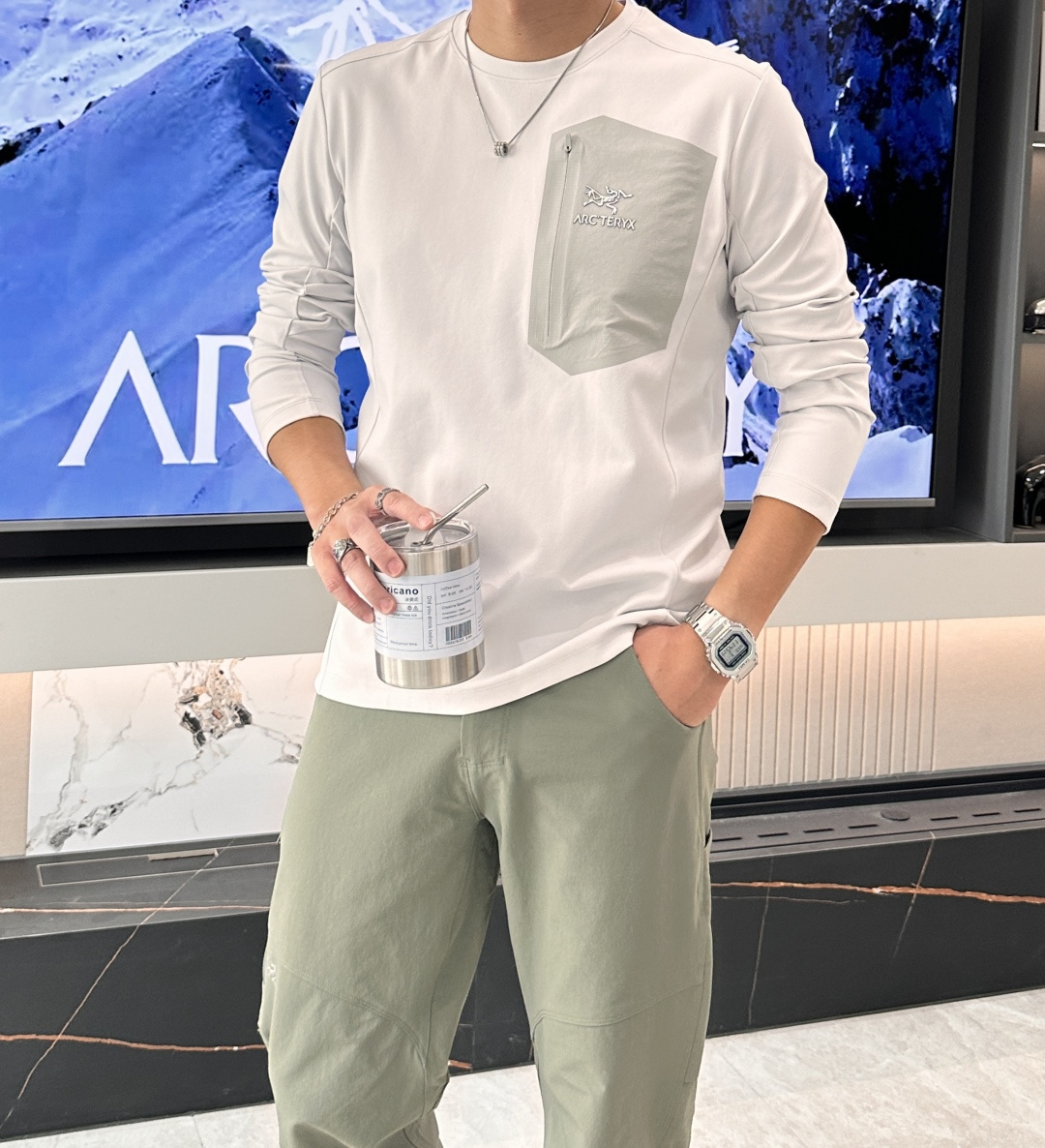 新款上新始祖鸟2025早秋Kragg SL 长袖T恤 今年Kragg系列推出了好多新款T恤，简约大气，经