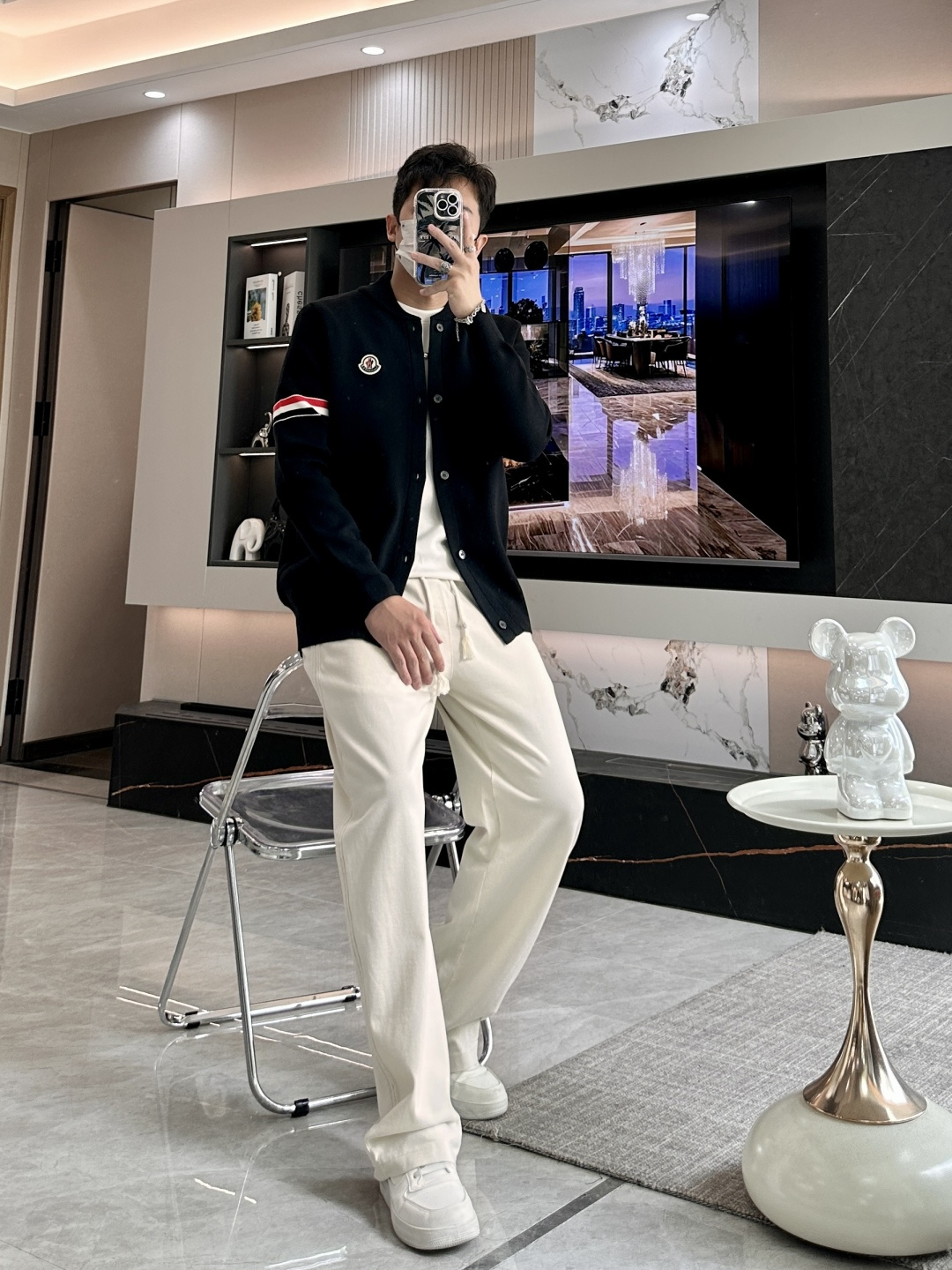 蒙口 新款开衫针织毛衣！经典永不过时！外观简洁干净，秋日可以单穿，深冬最为内搭！定制进口高支数羊毛混纺面