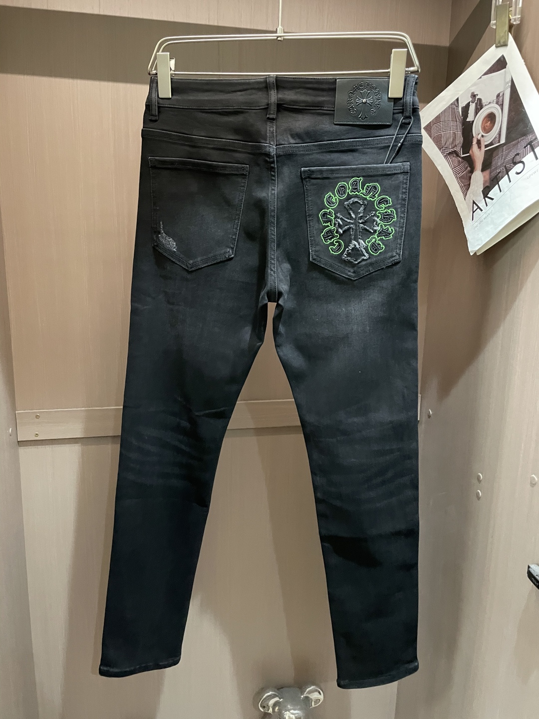 克罗心 2025新款！高端订制修身商务直筒牛仔裤 原版五金辅料 日常商务休闲都完全适用的款，上身效果超正