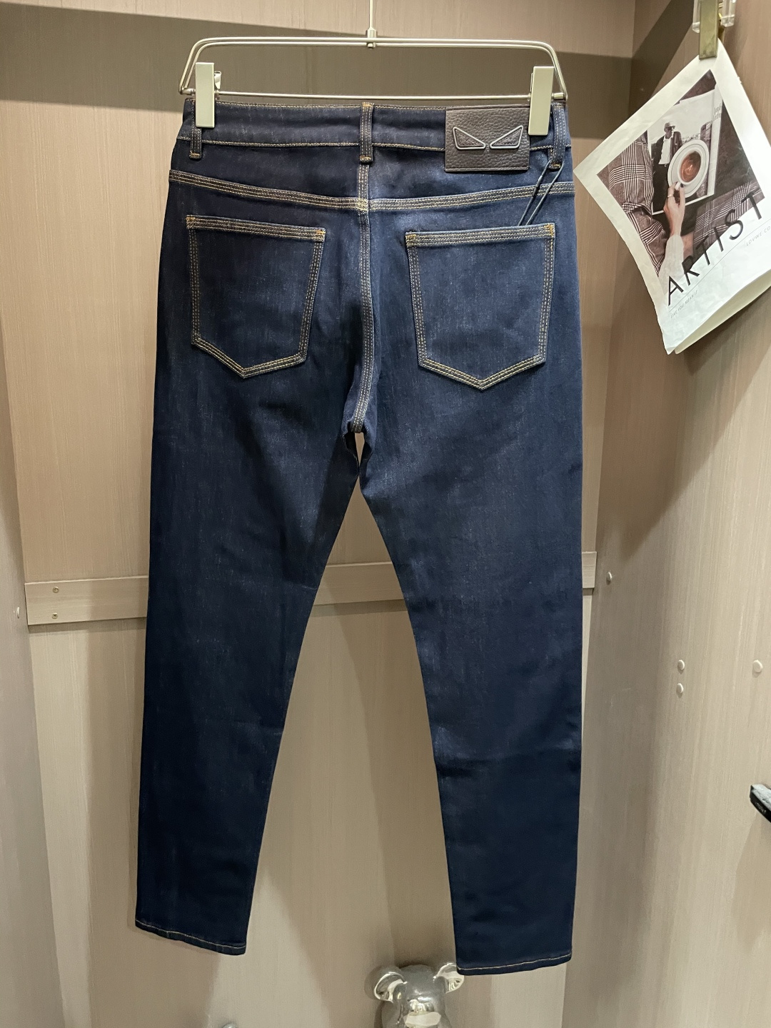 FD 2025新款！高端订制修身商务直筒牛仔裤 原版五金辅料 日常商务休闲都完全适用的款，上身效果超正，