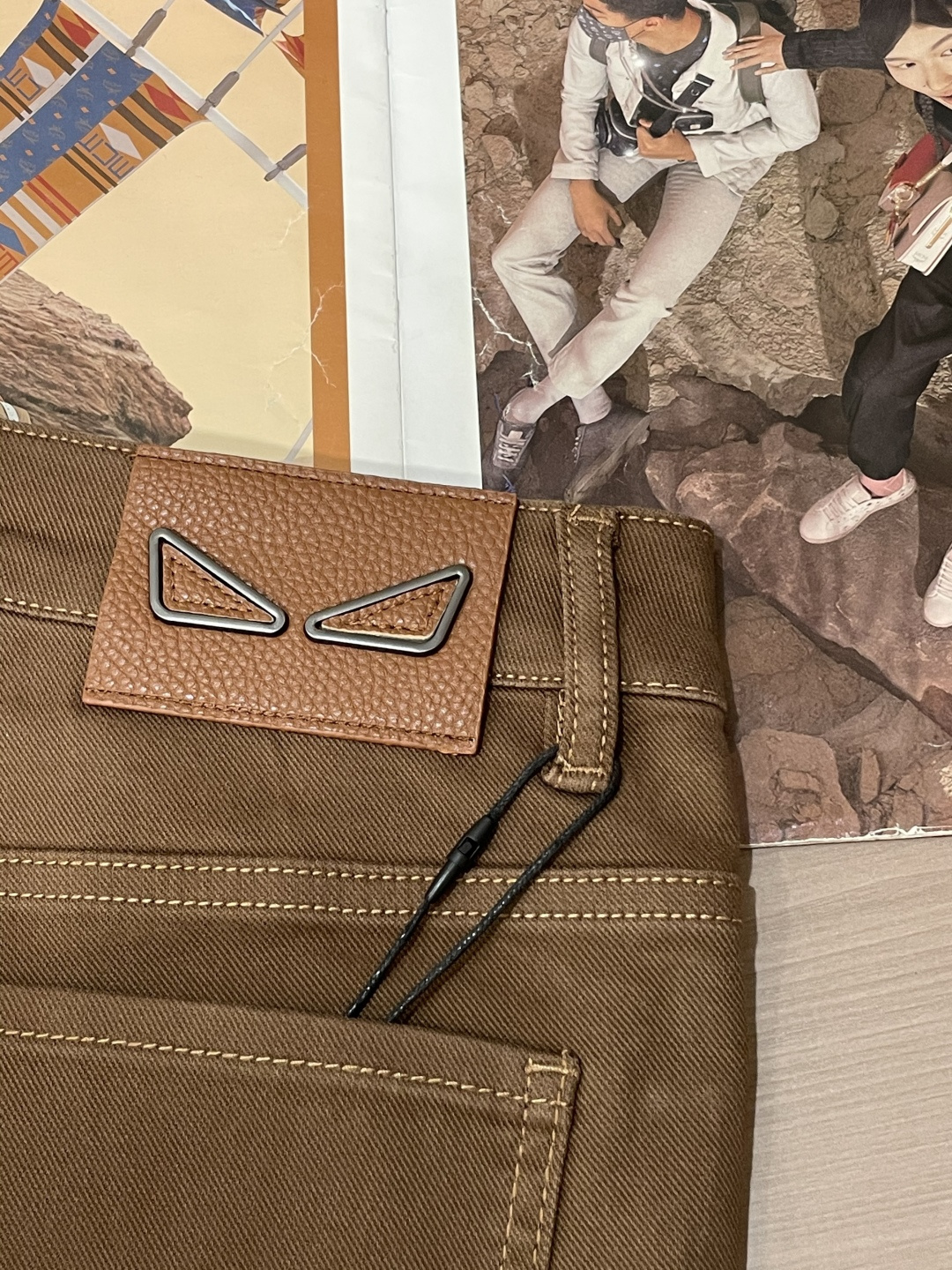 FD 2025新款！高端订制修身商务直筒牛仔裤 原版五金辅料 日常商务休闲都完全适用的款，上身效果超正，