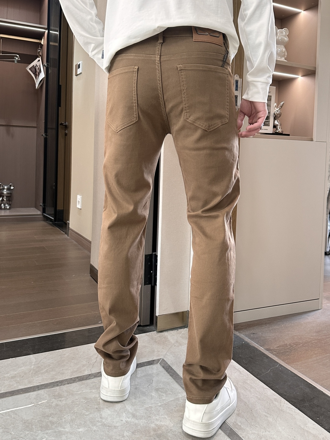 FD 2025新款！高端订制修身商务直筒牛仔裤 原版五金辅料 日常商务休闲都完全适用的款，上身效果超正，