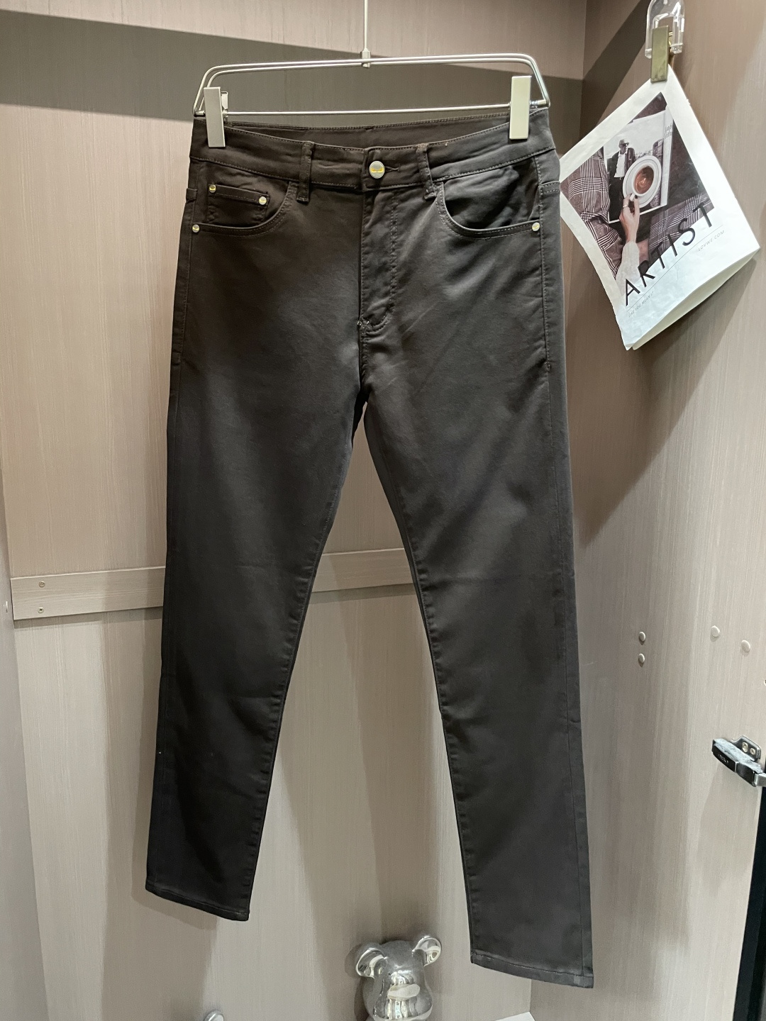 FD 2025新款！高端订制修身商务直筒牛仔裤 原版五金辅料 日常商务休闲都完全适用的款，上身效果超正，