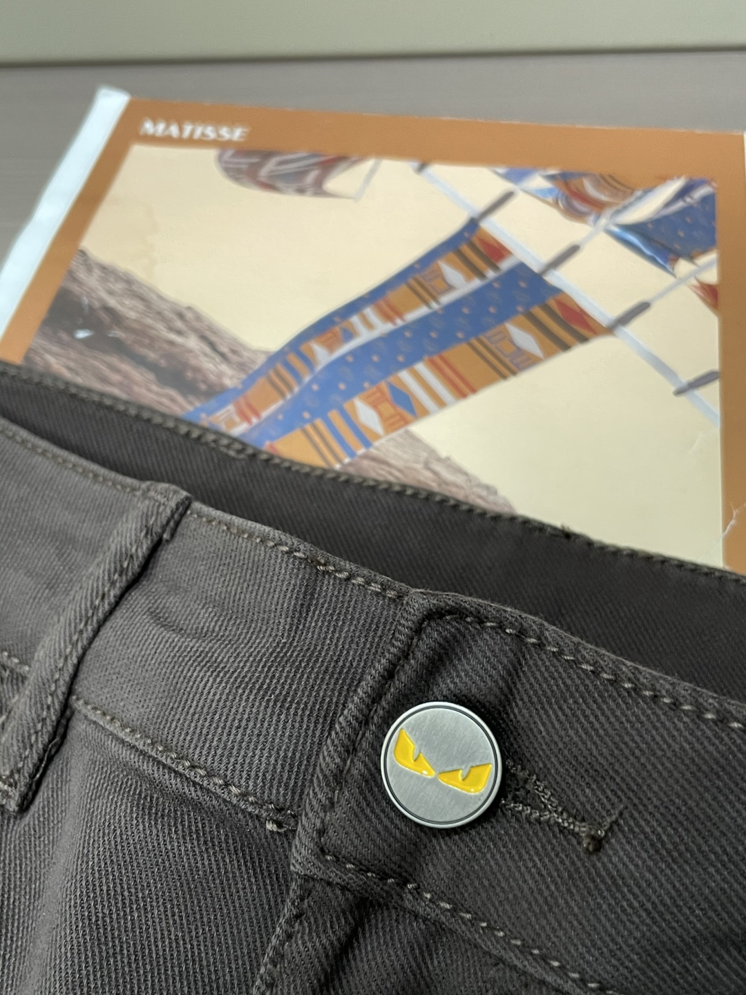 FD 2025新款！高端订制修身商务直筒牛仔裤 原版五金辅料 日常商务休闲都完全适用的款，上身效果超正，