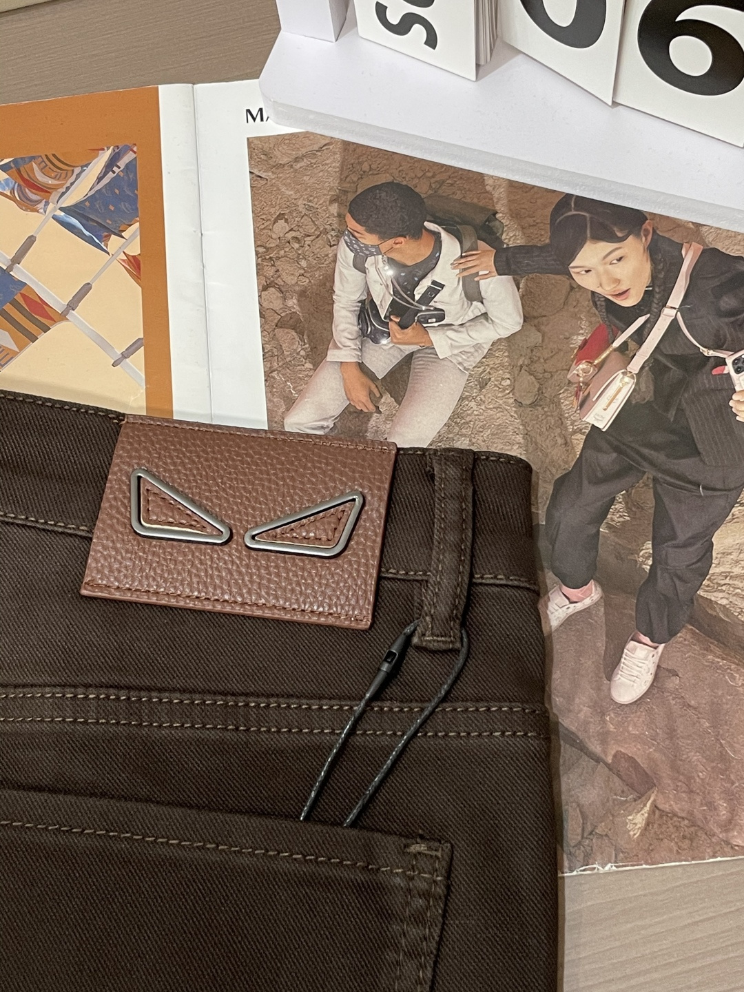 FD 2025新款！高端订制修身商务直筒牛仔裤 原版五金辅料 日常商务休闲都完全适用的款，上身效果超正，