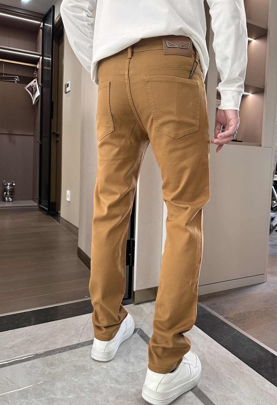 FD 2025新款！高端订制修身商务直筒牛仔裤 原版五金辅料 日常商务休闲都完全适用的款，上身效果超正，