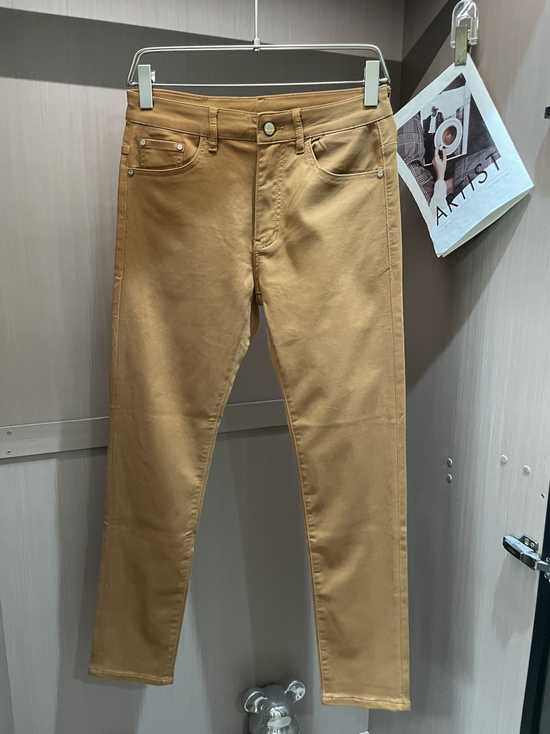 FD 2025新款！高端订制修身商务直筒牛仔裤 原版五金辅料 日常商务休闲都完全适用的款，上身效果超正，