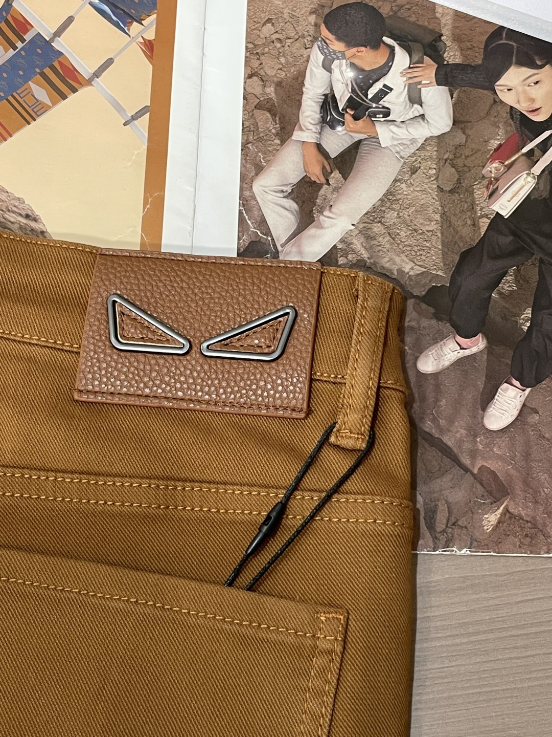 FD 2025新款！高端订制修身商务直筒牛仔裤 原版五金辅料 日常商务休闲都完全适用的款，上身效果超正，