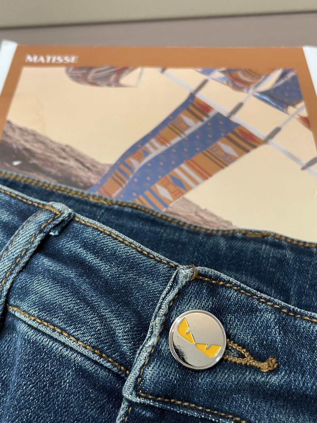 FD 2025新款！高端订制修身商务直筒牛仔裤 原版五金辅料 日常商务休闲都完全适用的款，上身效果超正，