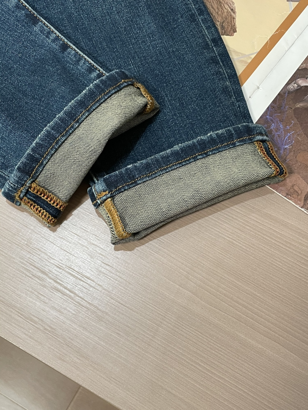 FD 2025新款！高端订制修身商务直筒牛仔裤 原版五金辅料 日常商务休闲都完全适用的款，上身效果超正，