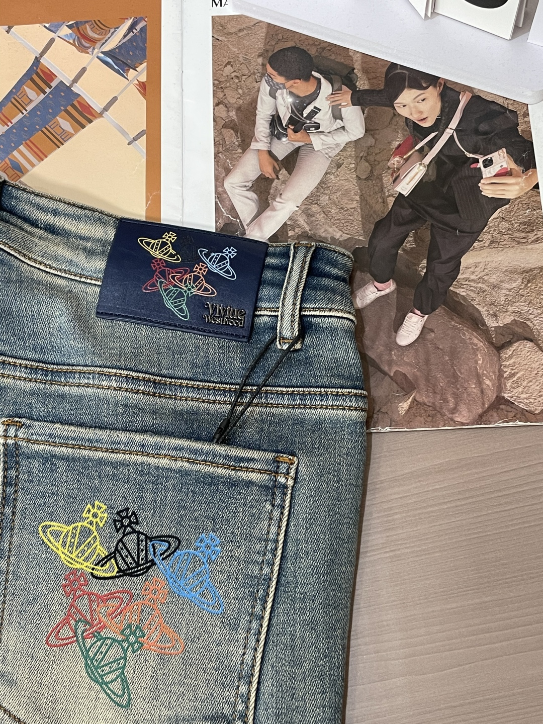 西太后 2025新款！高端订制修身商务直筒牛仔裤 原版五金辅料 日常商务休闲都完全适用的款，上身效果超正