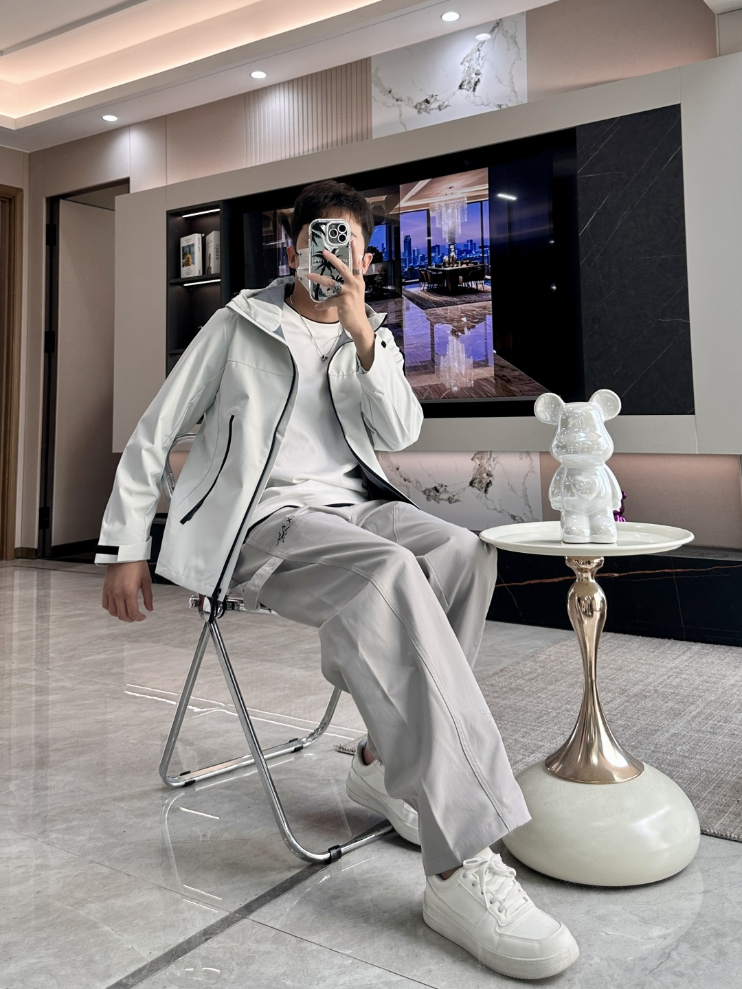 -DESCENTE 迪桑特 25年秋季新款夹克时尚帅气肩膀印花图案logo，简约百搭款，定制原版面料，不