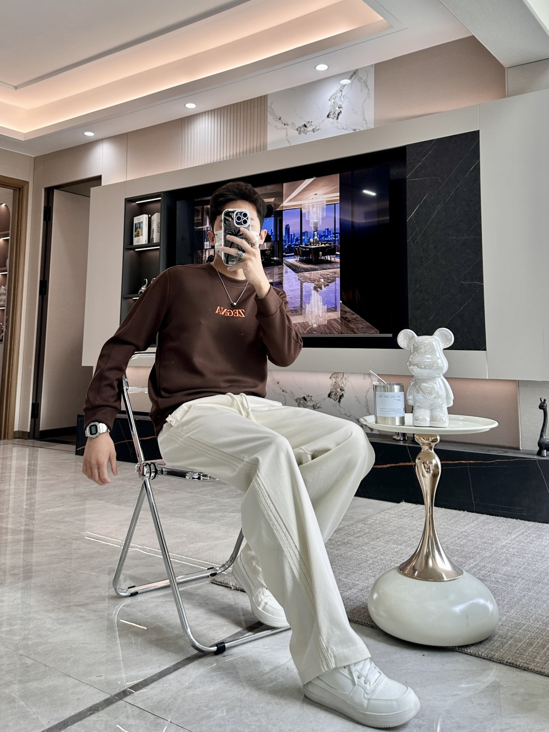 杰尼亚 25秋冬家族男士高端圆领运动长袖卫衣，香港洋行渠道货，纯正血统品质，25年秋冬 新款，经典王牌系