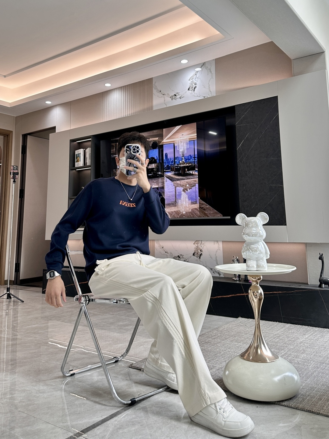 杰尼亚 25秋冬家族男士高端圆领运动长袖卫衣，香港洋行渠道货，纯正血统品质，25年秋冬 新款，经典王牌系