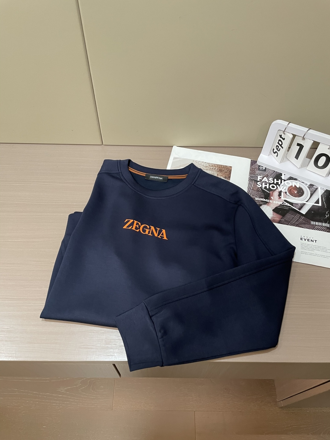 杰尼亚 25秋冬家族男士高端圆领运动长袖卫衣，香港洋行渠道货，纯正血统品质，25年秋冬 新款，经典王牌系