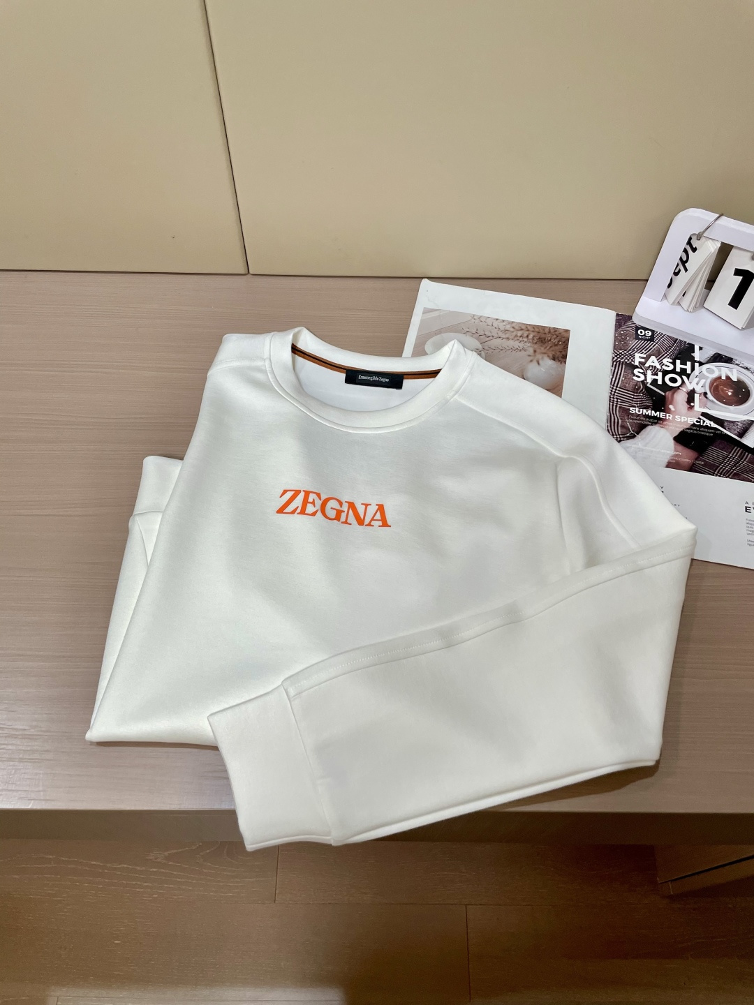 杰尼亚 25秋冬家族男士高端圆领运动长袖卫衣，香港洋行渠道货，纯正血统品质，25年秋冬 新款，经典王牌系