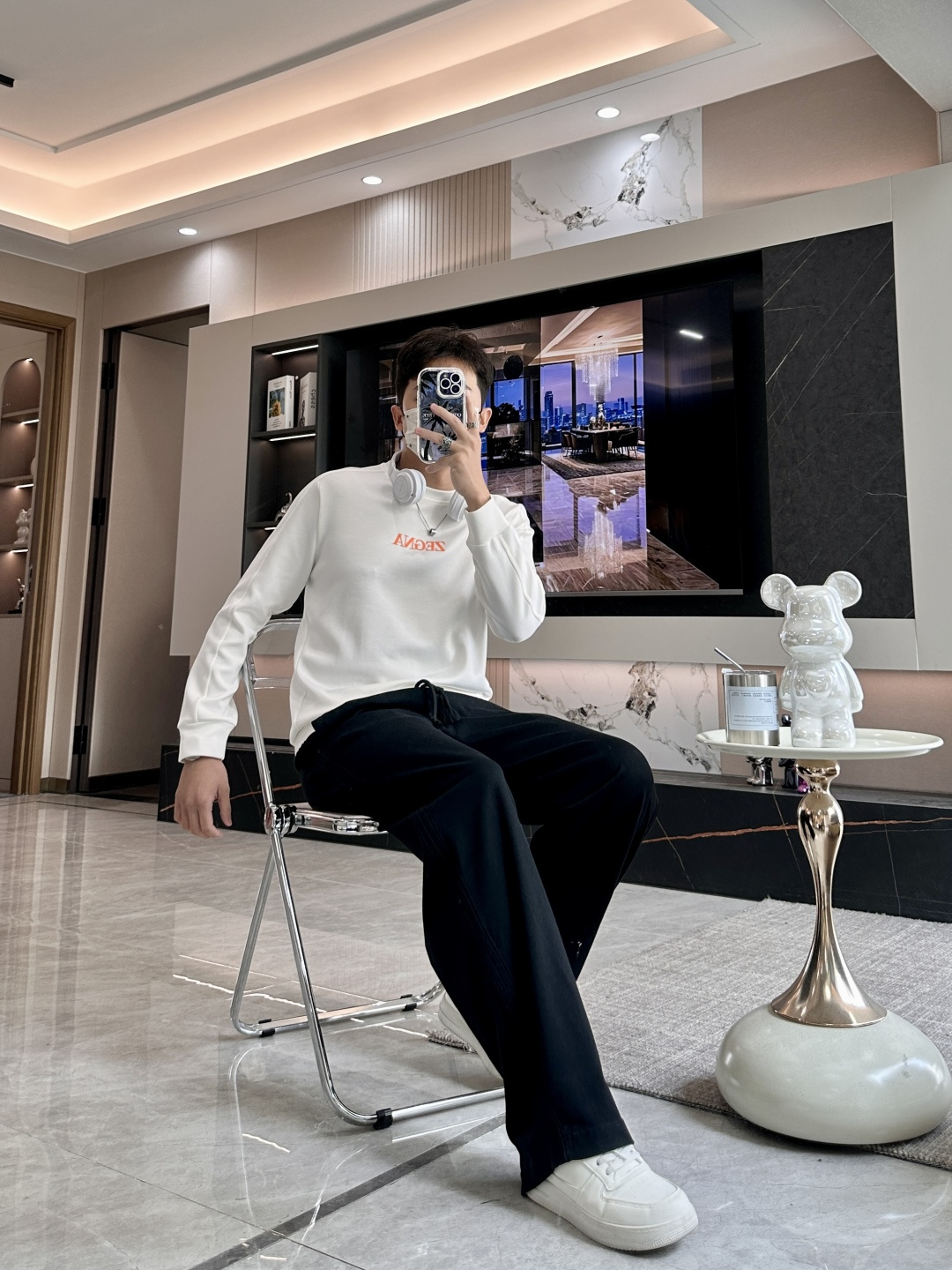 杰尼亚 25秋冬家族男士高端圆领运动长袖卫衣，香港洋行渠道货，纯正血统品质，25年秋冬 新款，经典王牌系