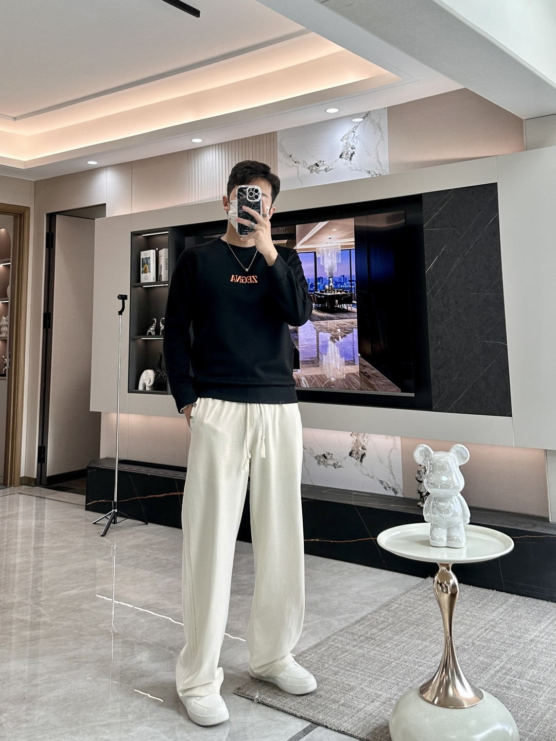 杰尼亚 25秋冬家族男士高端圆领运动长袖卫衣，香港洋行渠道货，纯正血统品质，25年秋冬 新款，经典王牌系