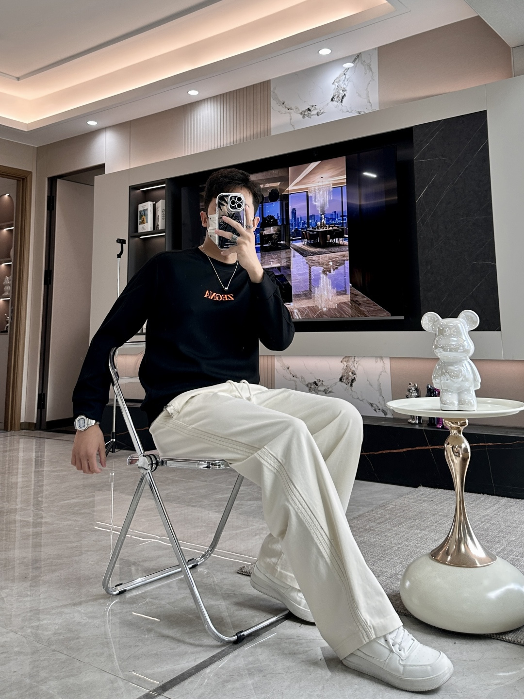 杰尼亚 25秋冬家族男士高端圆领运动长袖卫衣，香港洋行渠道货，纯正血统品质，25年秋冬 新款，经典王牌系