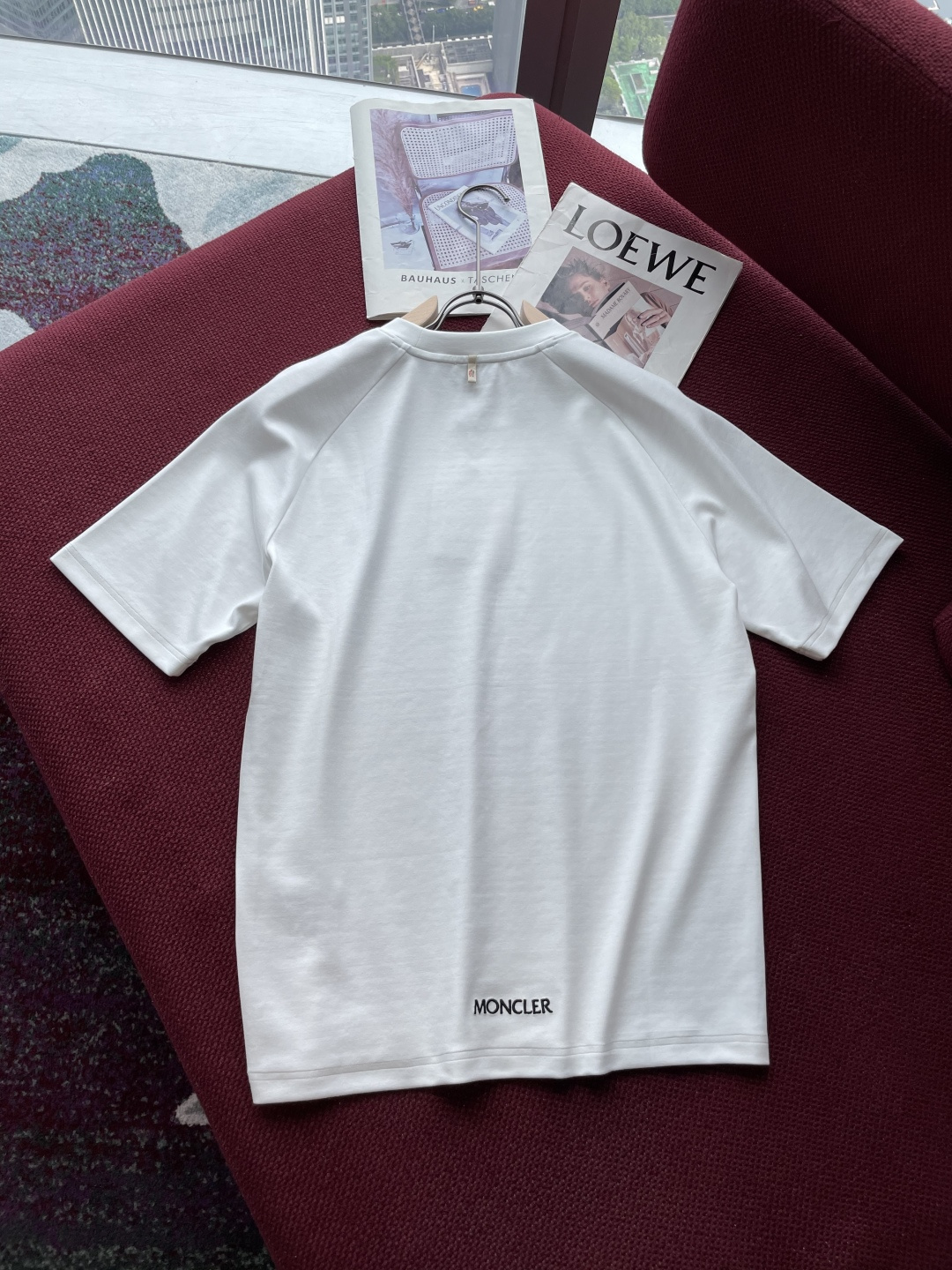 蒙口 2025秋冬 男士短袖 专柜的最经典系列 最简单基础的经典款 很简单 重点看面料这次我们拿到的原厂