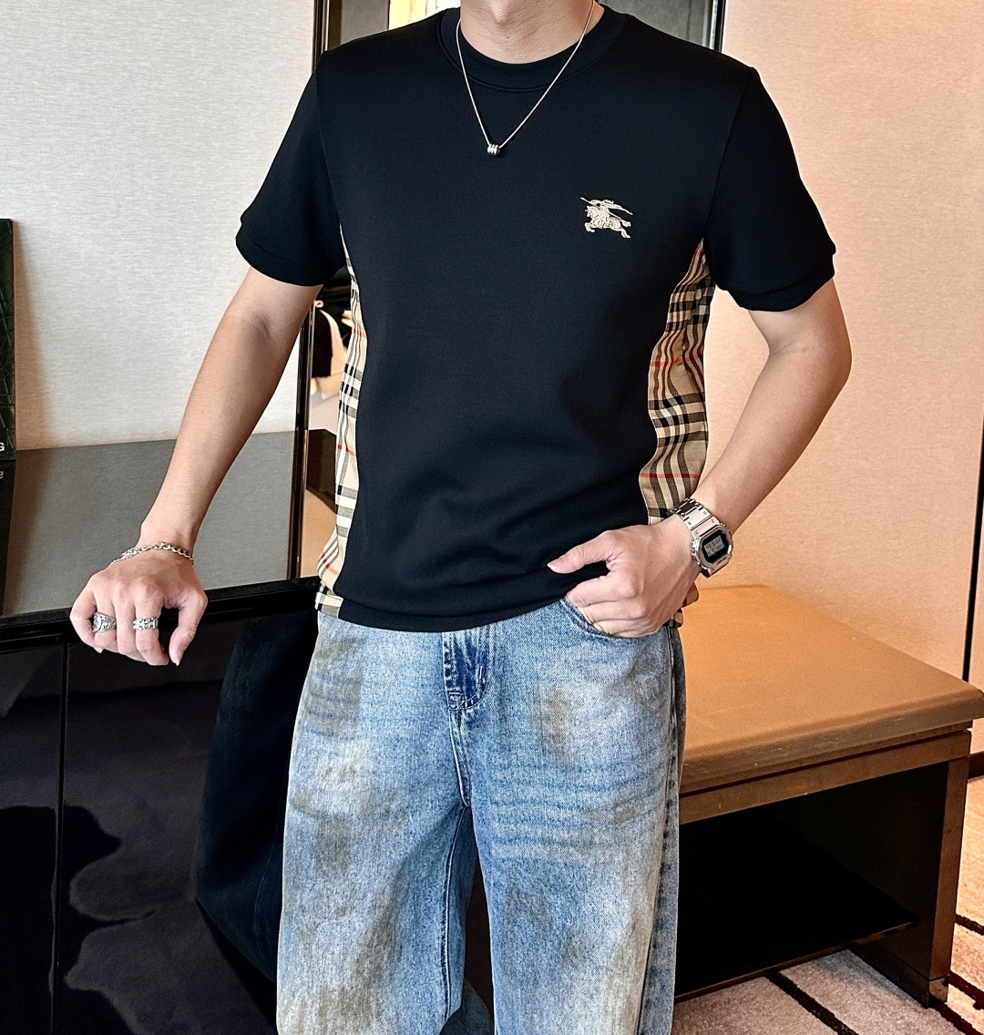 Bur 2025秋冬 男士短袖 专柜的最经典系列 最简单基础的经典款 很简单 重点看面料这次我们拿到的原