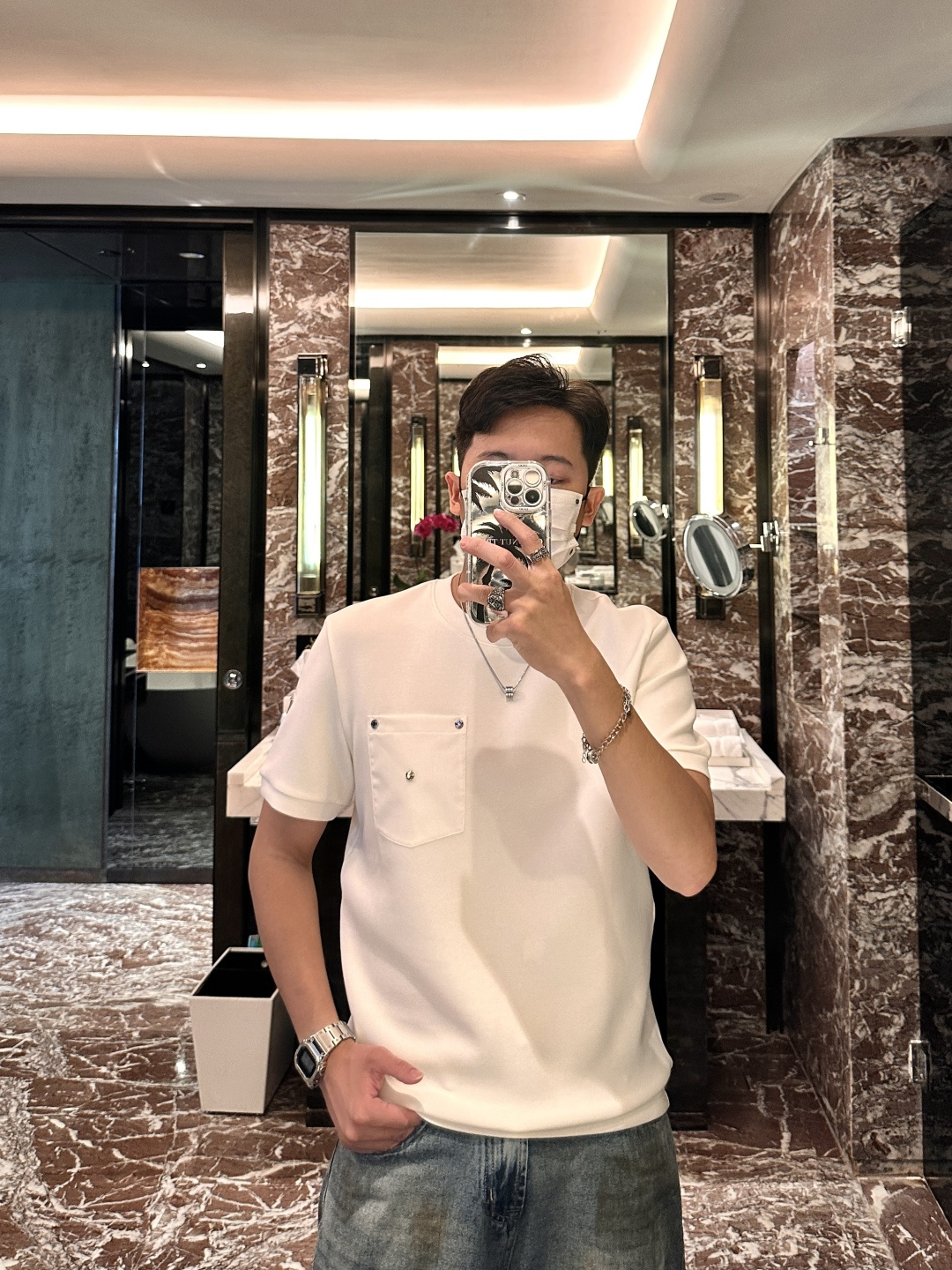 Prad 2025秋冬 男士短袖 专柜的最经典系列 最简单基础的经典款 很简单 重点看面料这次我们拿到的