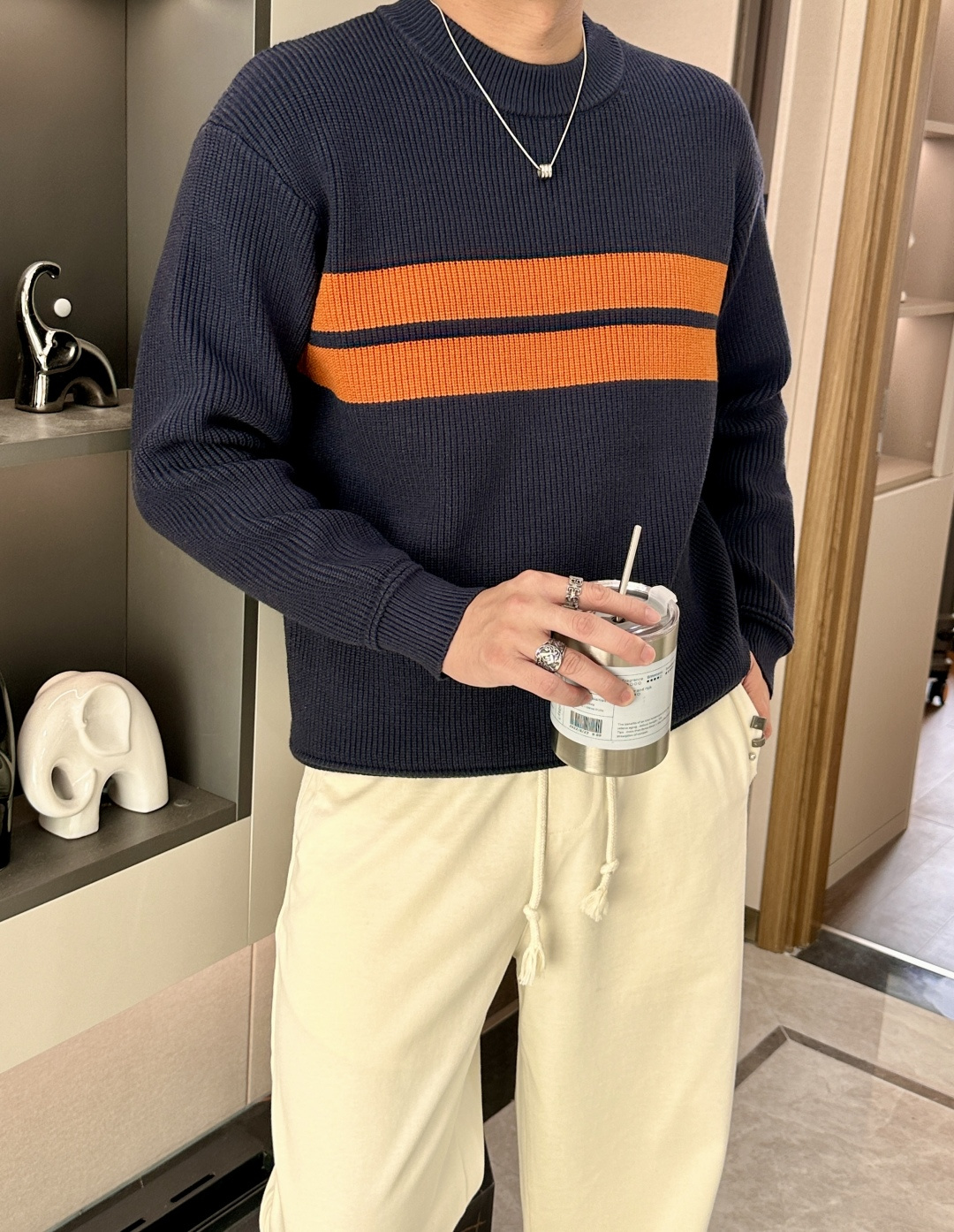 杰尼亚 重磅推荐！2025aw秋冬新款 专柜同步 时尚经典基础款针织衫 秋冬必备款 采用针织衫加厚毛衣，