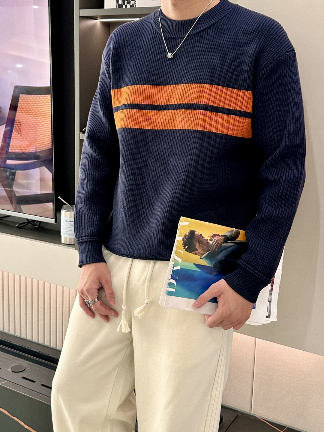 杰尼亚 重磅推荐！2025aw秋冬新款 专柜同步 时尚经典基础款针织衫 秋冬必备款 采用针织衫加厚毛衣，