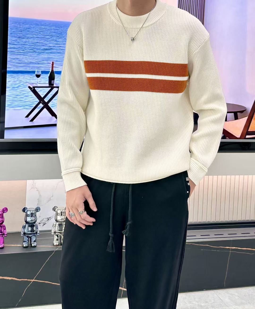 杰尼亚 重磅推荐！2025aw秋冬新款 专柜同步 时尚经典基础款针织衫 秋冬必备款 采用针织衫加厚毛衣，