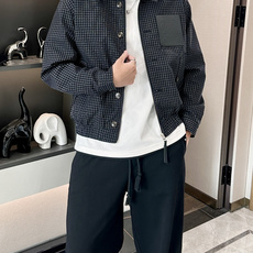 LOEWE格纹夹克:复古与现代的碰撞在时尚的轮回中,格纹元素从未缺席,而LOEWE这款格纹夹克,更是将经 LOEWE格纹夹克:复古与现代的碰撞在时尚的轮回中,格纹元素从未缺席,而LOEWE这款格纹夹克,更是将经