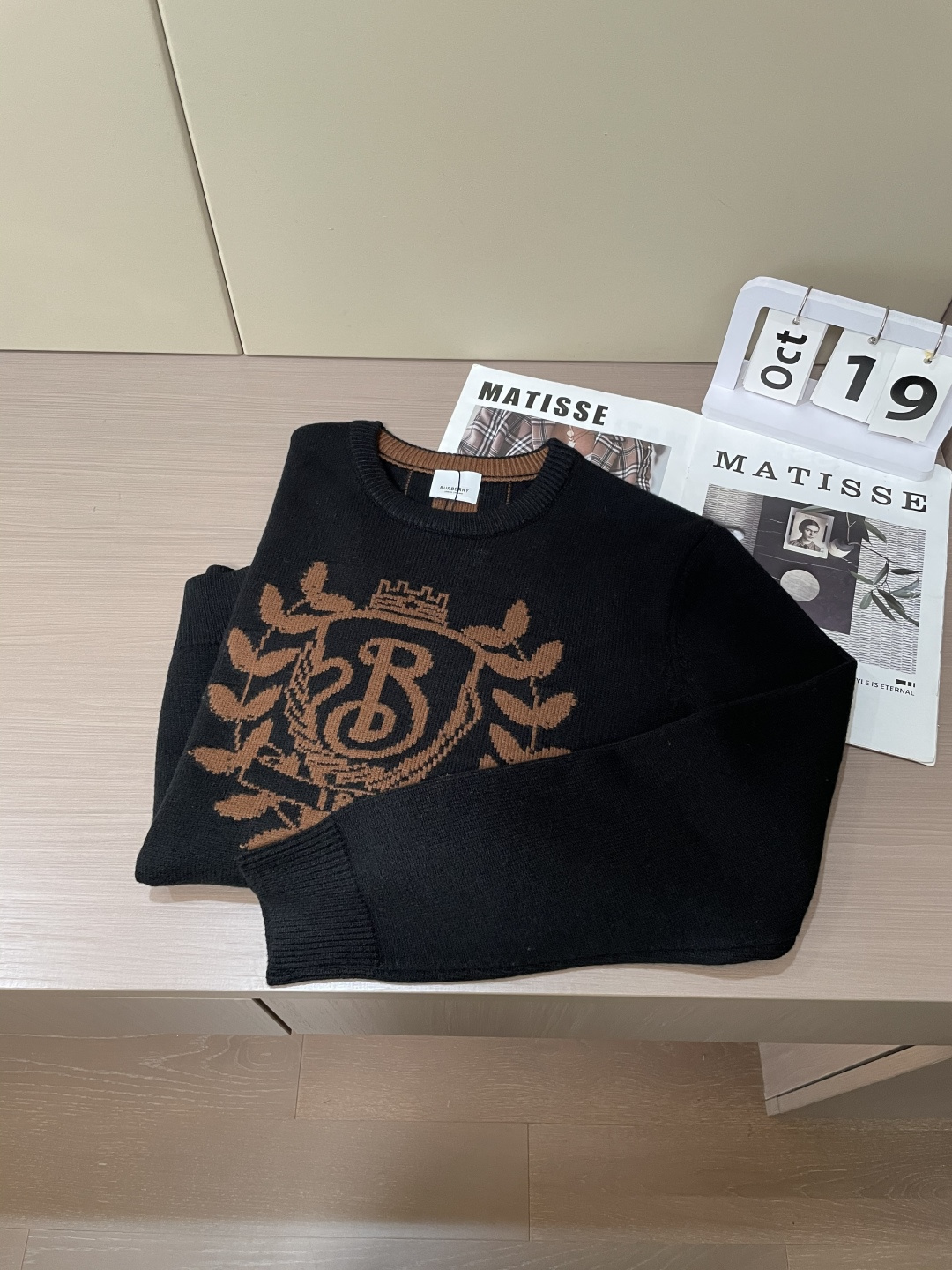 BUR 毛衣 秋冬最新系列，专柜1:1顶级复刻，全品相！加厚款，潮人必备单品！懂货的老铁赶紧下手，面料：100%羊毛 尺