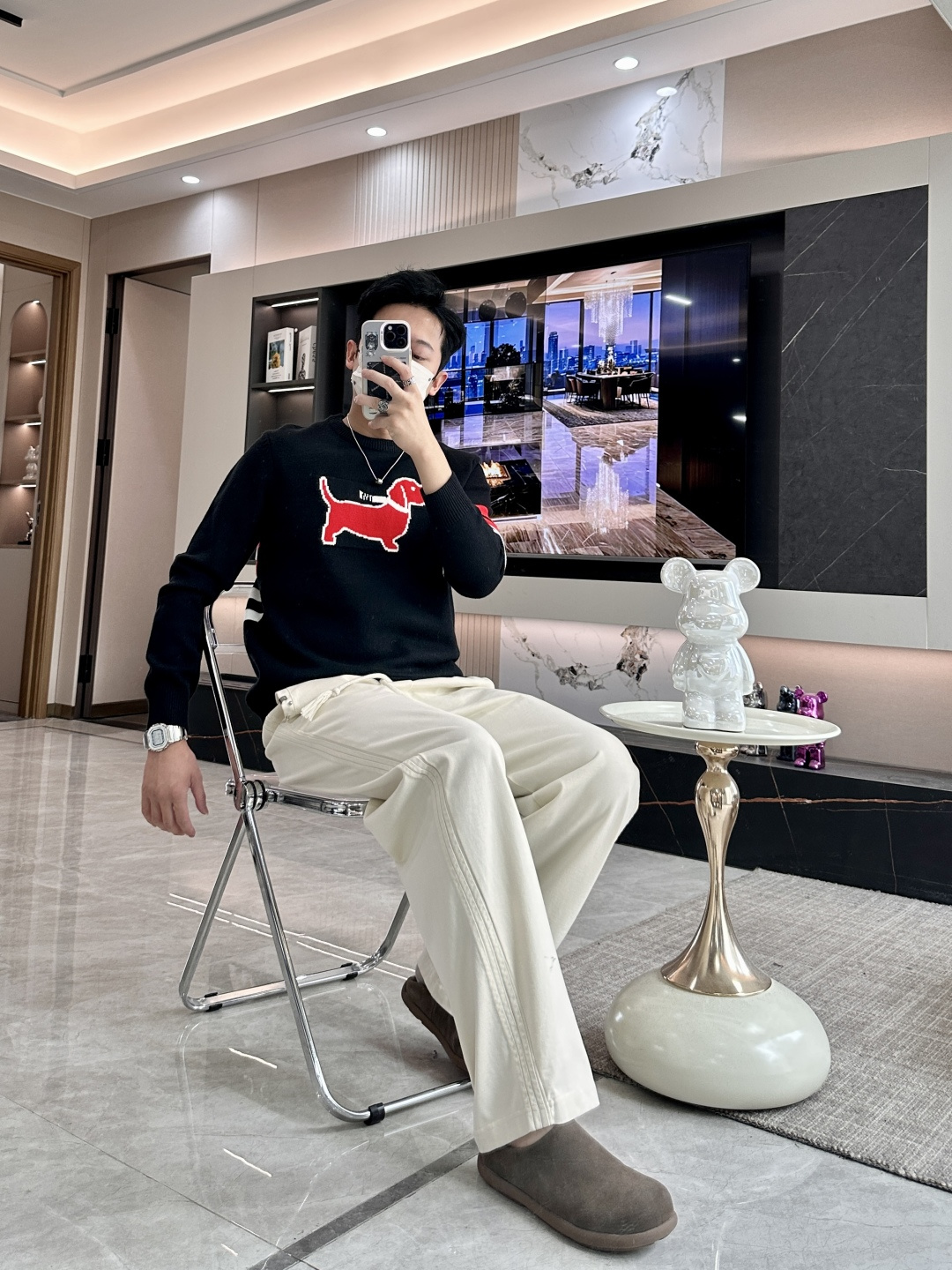 TB 毛衣 秋冬最新系列，专柜1:1顶级复刻，全品相！加厚款，潮人必备单品！懂货的老铁赶紧下手，面料：100%羊毛 尺码