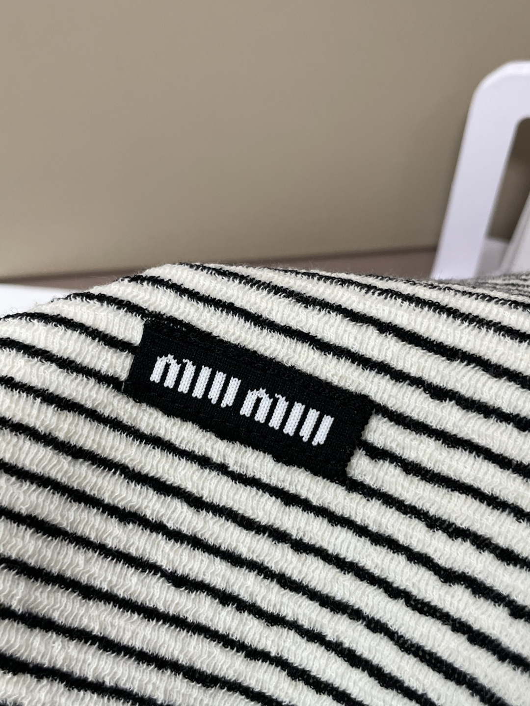 2025SS miumiu秋冬新款条纹长袖 爆款定制纯棉面料 重工洗水，面料舒适🈶️质感 码数：S-2X
