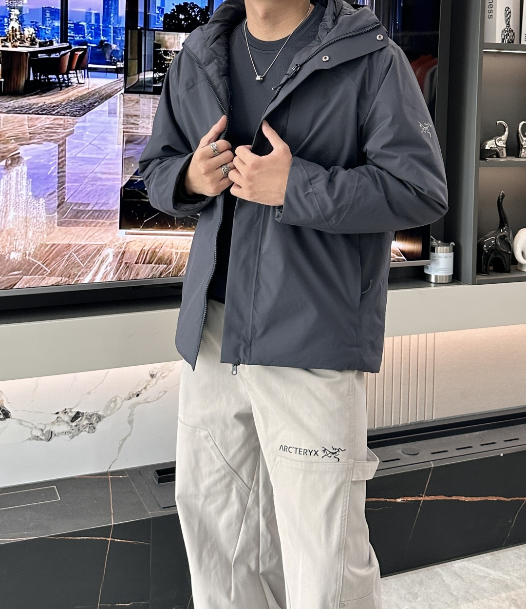 始祖鸟-官网同款，市场最高版本；软壳系列，2025秋冬新款棉衣外套，里面加厚加绒保暖性更强/面料选用爽滑