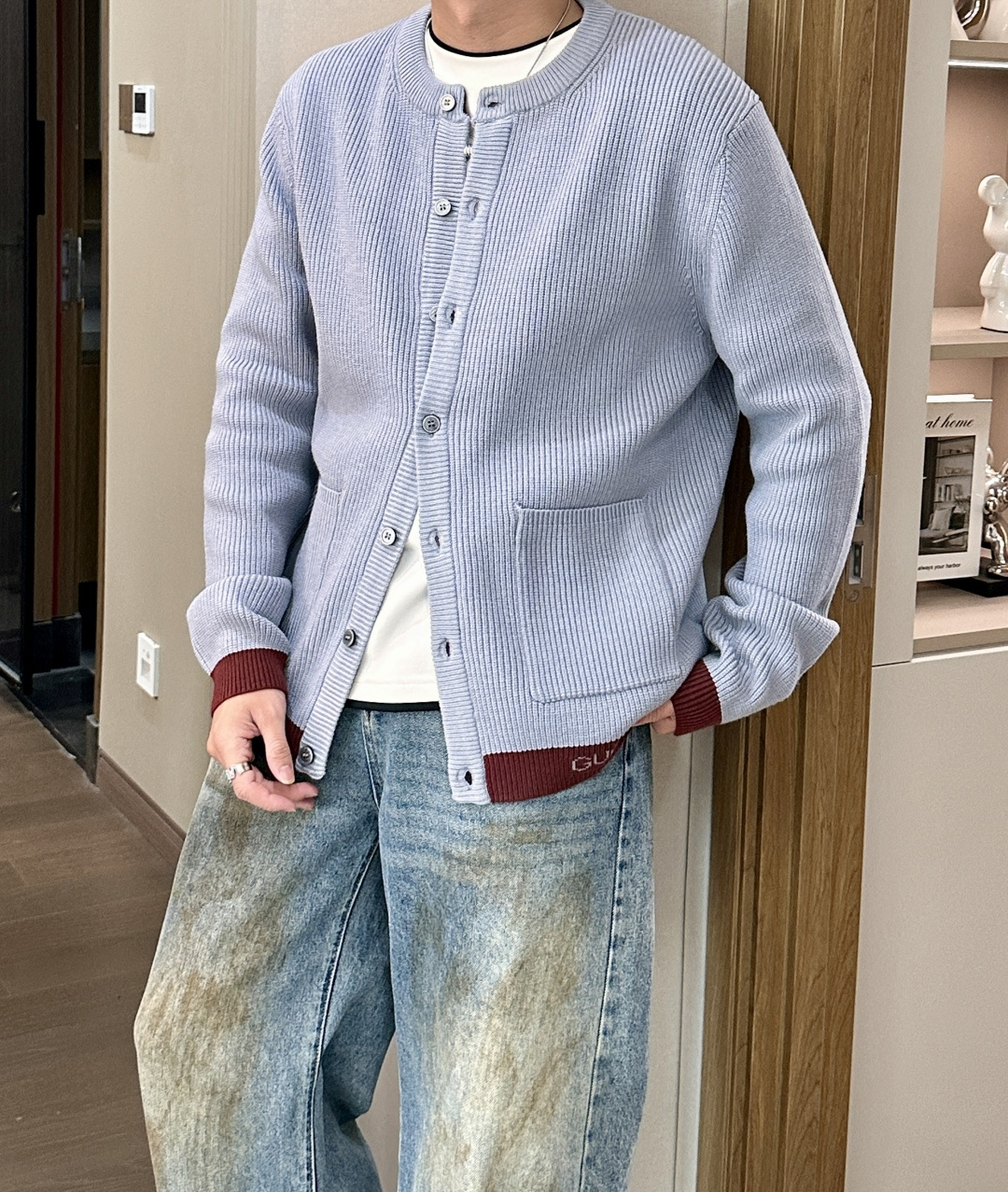 Gucc 2025秋冬新款/针织开衫毛衣休闲百搭男女同款年度最高逼格神级单品，真材实料打造无敌口碑，时髦