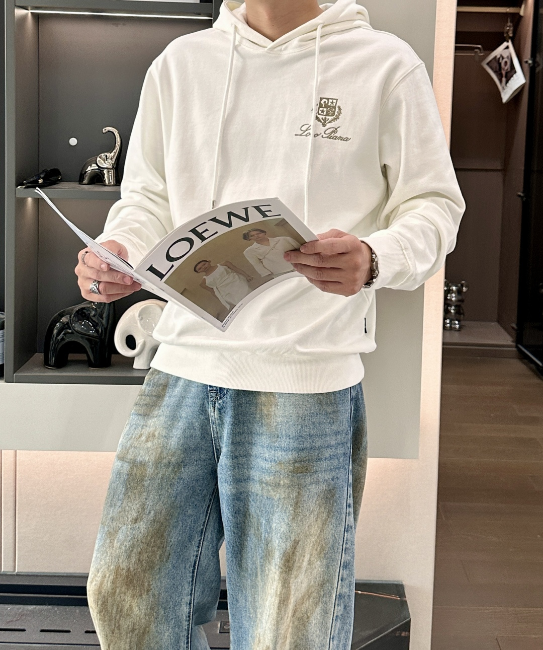 lP🆕 套头连帽卫衣；经典套头男女同款，简约大气系列单品，低调奢华大气百搭款！卫衣选用客供100%高克重