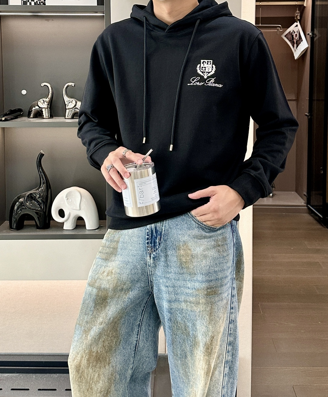 lP🆕 套头连帽卫衣；经典套头男女同款，简约大气系列单品，低调奢华大气百搭款！卫衣选用客供100%高克重