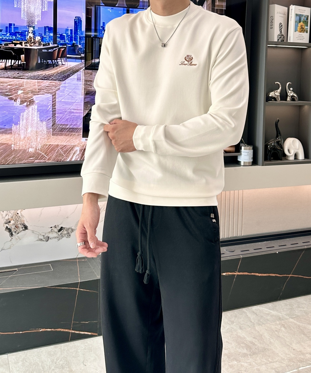 lP🆕 1965秋冬新款长袖，定制面料，独特工艺logo，舒适性与透气性兼优，柔软抗皱弹性和垂性极佳，无
