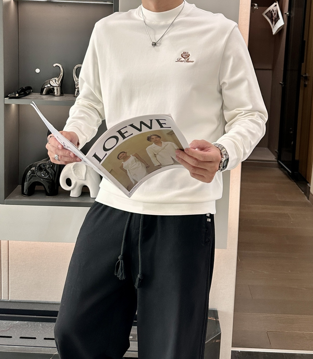 lP🆕 1965秋冬新款长袖，定制面料，独特工艺logo，舒适性与透气性兼优，柔软抗皱弹性和垂性极佳，无