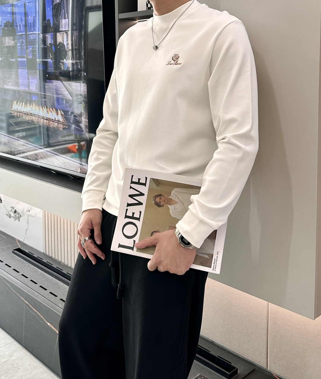 lP🆕 1965秋冬新款长袖，定制面料，独特工艺logo，舒适性与透气性兼优，柔软抗皱弹性和垂性极佳，无