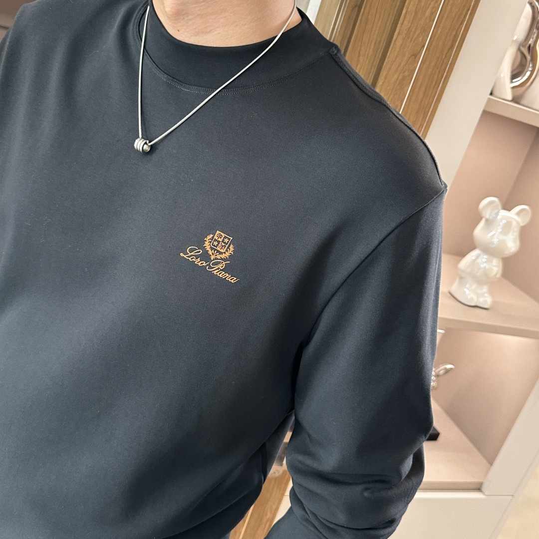 lP🆕 2025秋冬新款长袖，定制面料，独特工艺logo，舒适性与透气性兼优，柔软抗皱弹性和垂性极佳，无