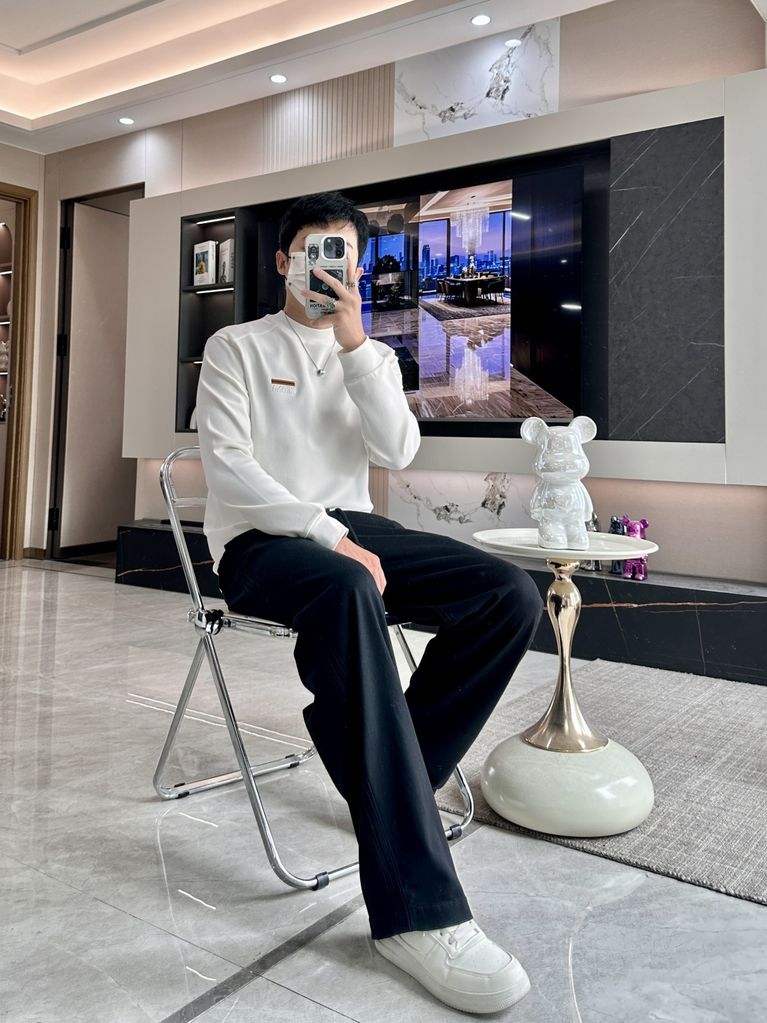 杰尼亚 2025秋冬新款长袖，定制面料，独特工艺logo，舒适性与透气性兼优，柔软抗皱弹性和垂性极佳，无