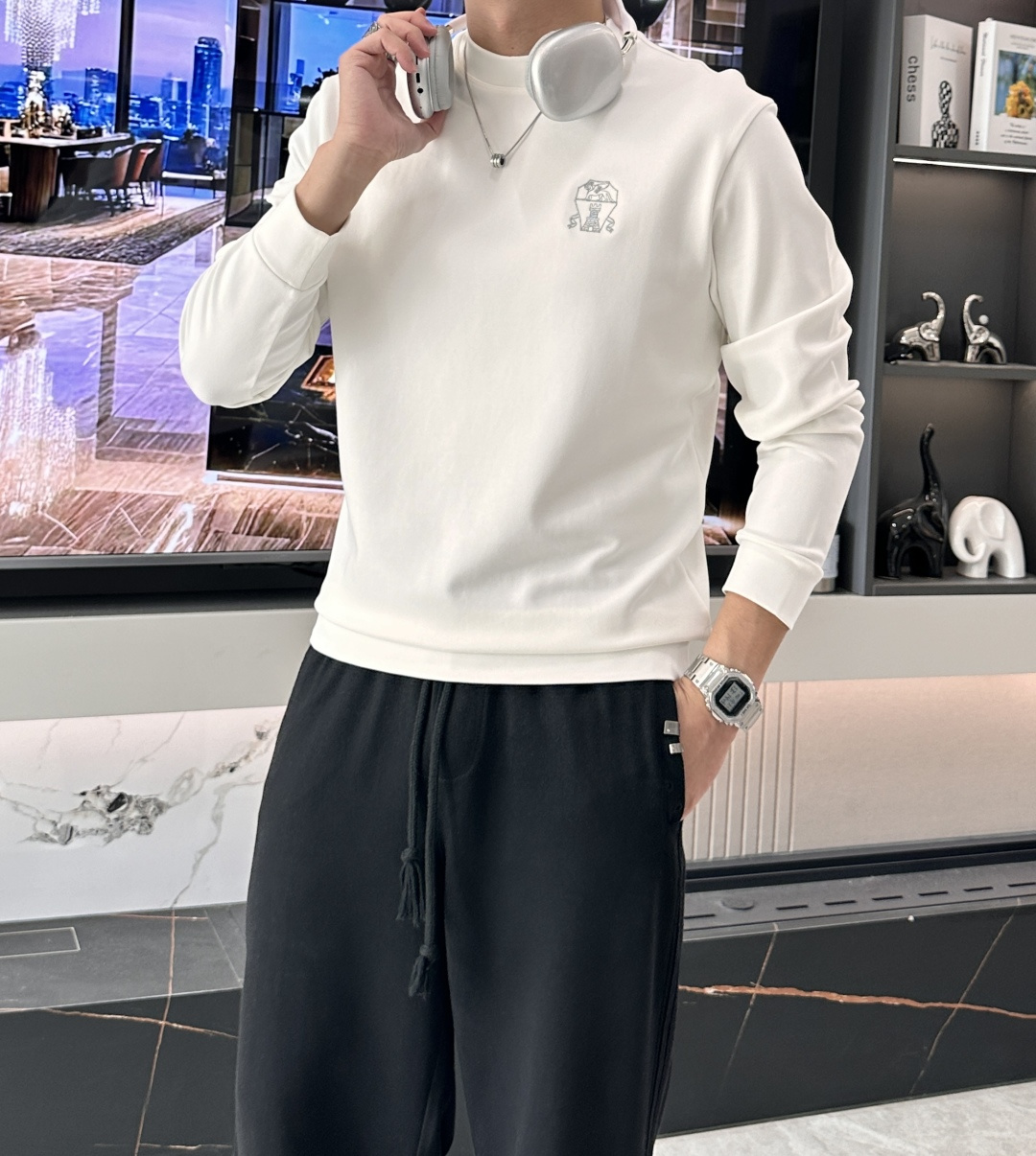 BC 2025秋冬新款长袖，定制面料，独特工艺logo，舒适性与透气性兼优，柔软抗皱弹性和垂性极佳，无论