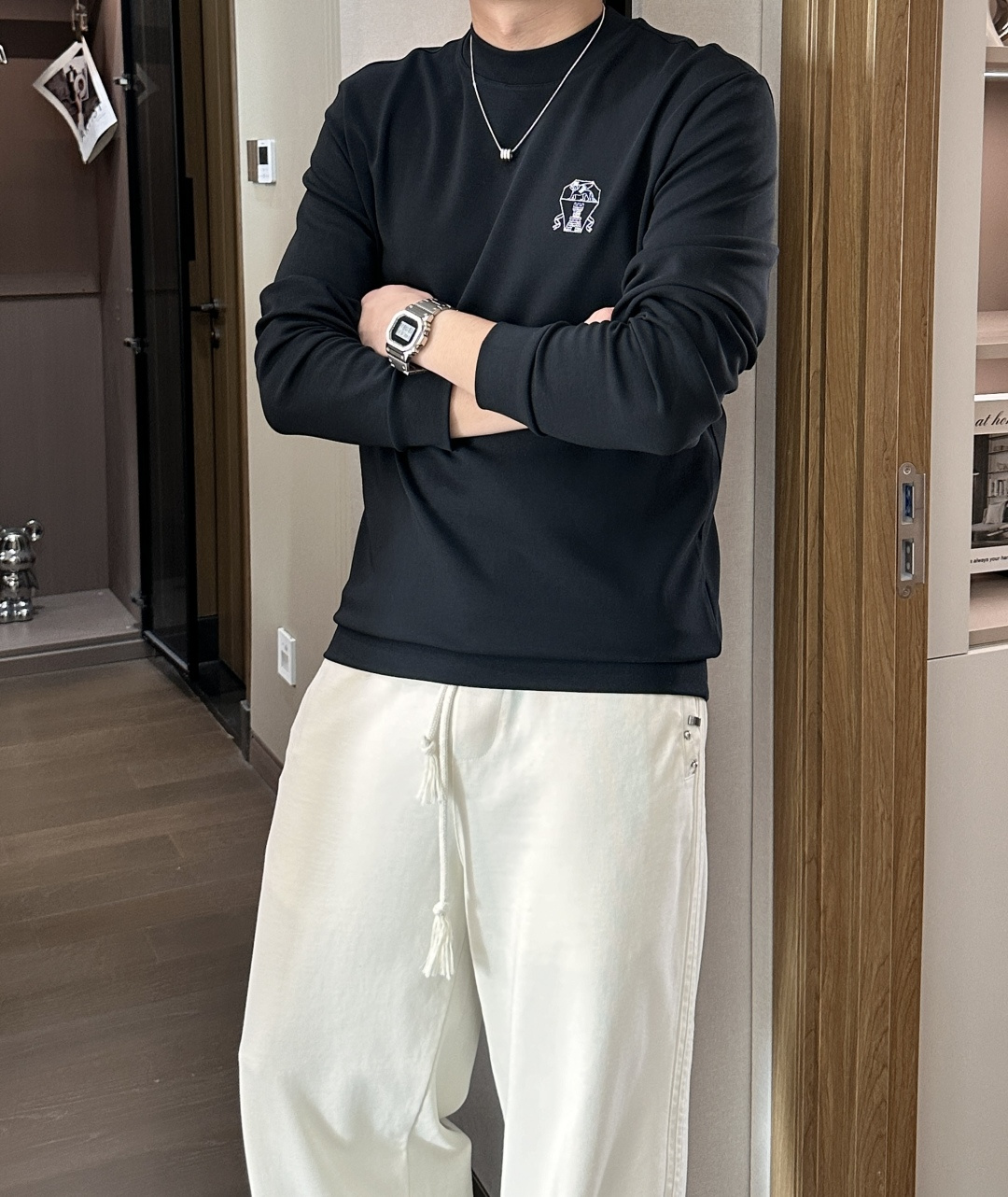 BC 2025秋冬新款长袖，定制面料，独特工艺logo，舒适性与透气性兼优，柔软抗皱弹性和垂性极佳，无论