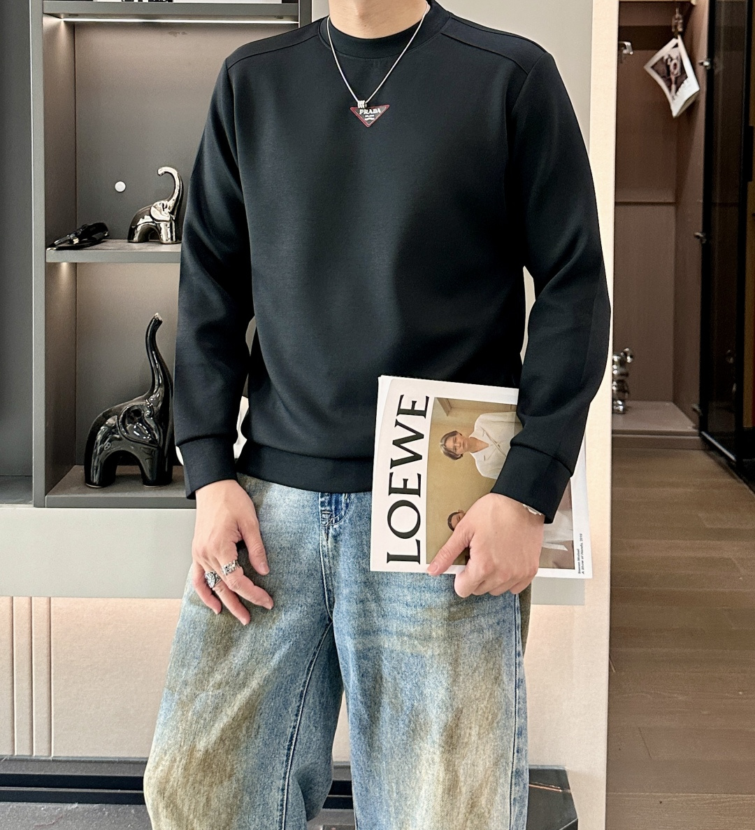 Prad 2025秋冬新款长袖，定制面料，独特工艺logo，舒适性与透气性兼优，柔软抗皱弹性和垂性极佳，