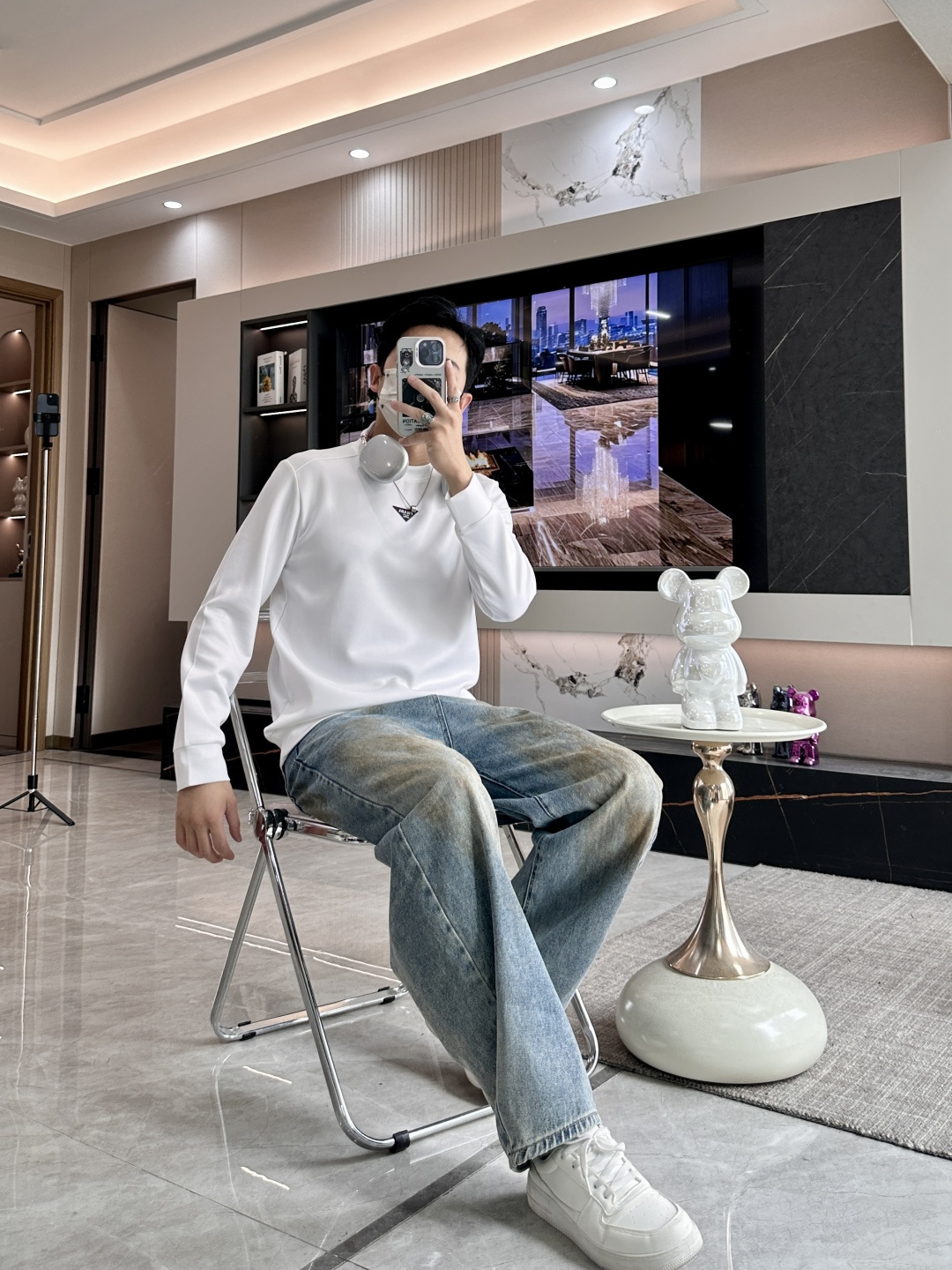 Prad 2025秋冬新款长袖，定制面料，独特工艺logo，舒适性与透气性兼优，柔软抗皱弹性和垂性极佳，