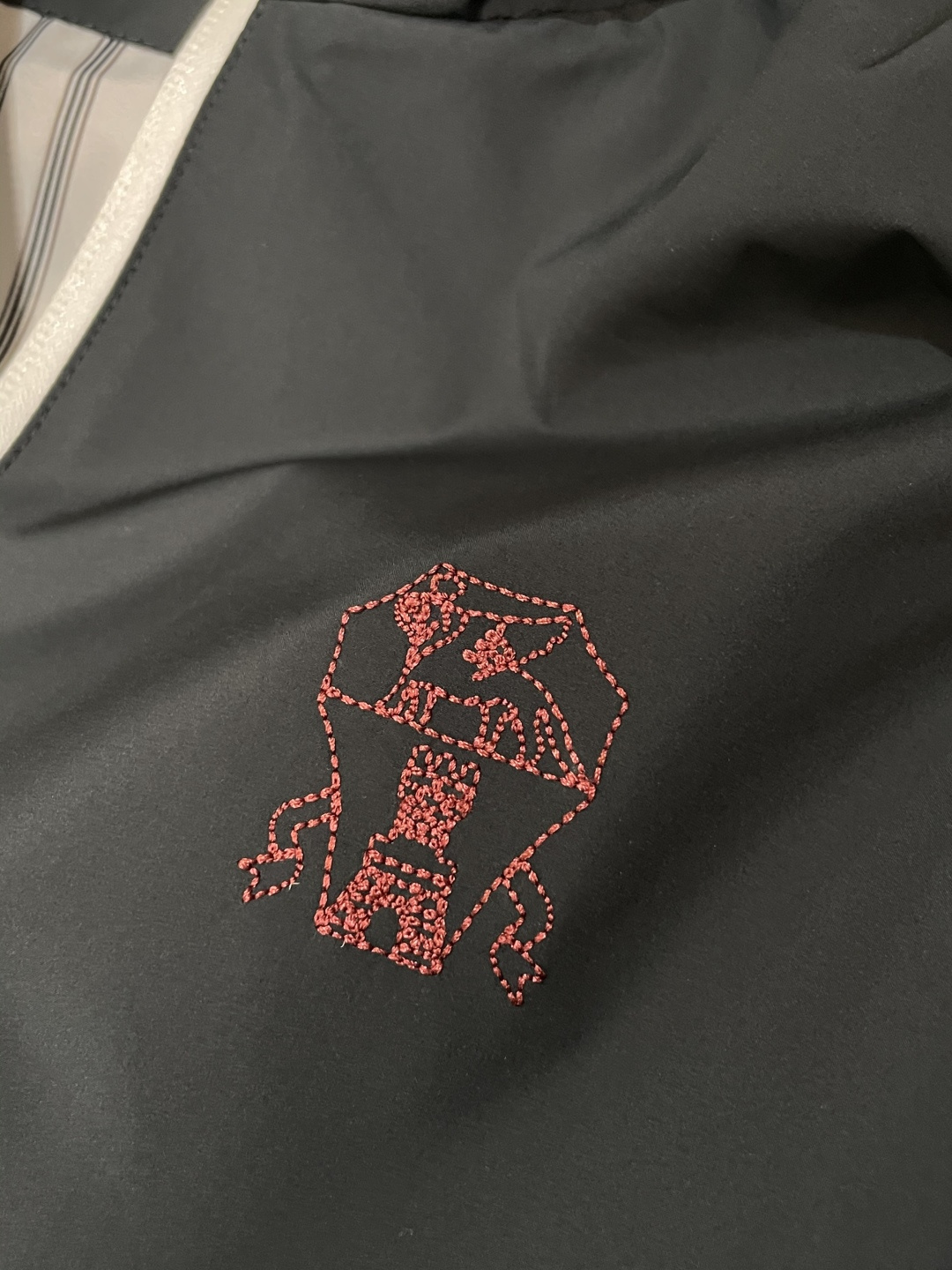 新款BC连帽拉链夹克，男士刺绣标识设计科技面料户外防风外套。顶级内销渠道分享，意大利顶级奢侈品牌Brun