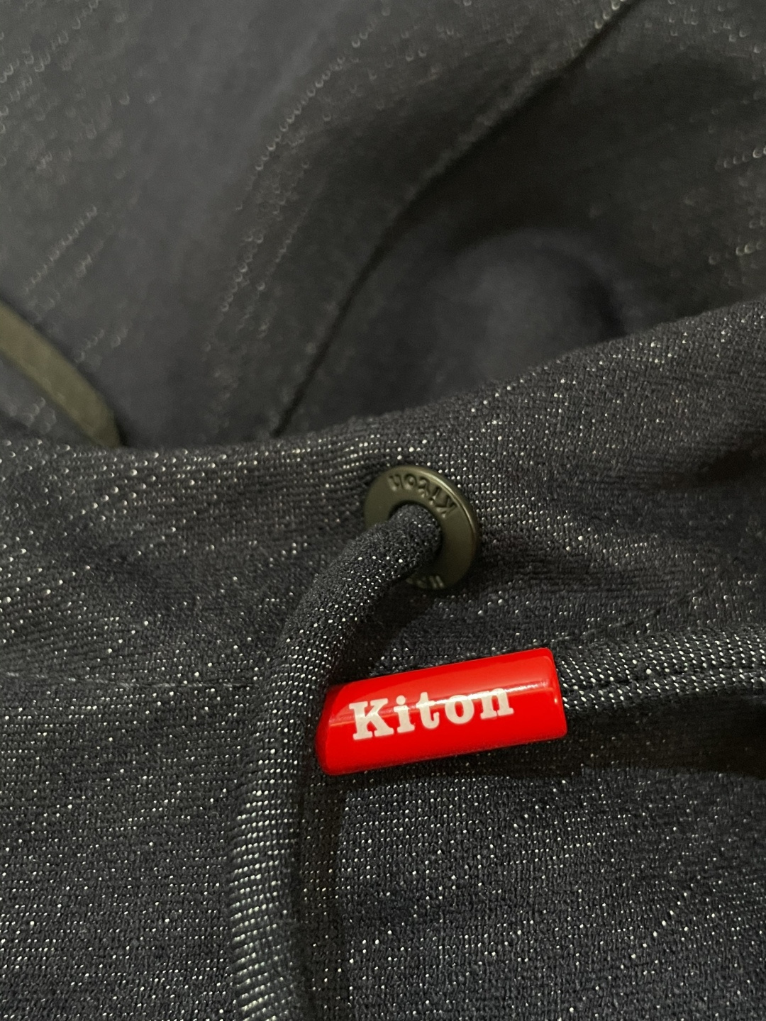 -【新品】贸易公司渠道货,意大利原厂出品.2025秋冬新款Kiton奇顿羊毛混纺男士运动休闲连帽夹克外套