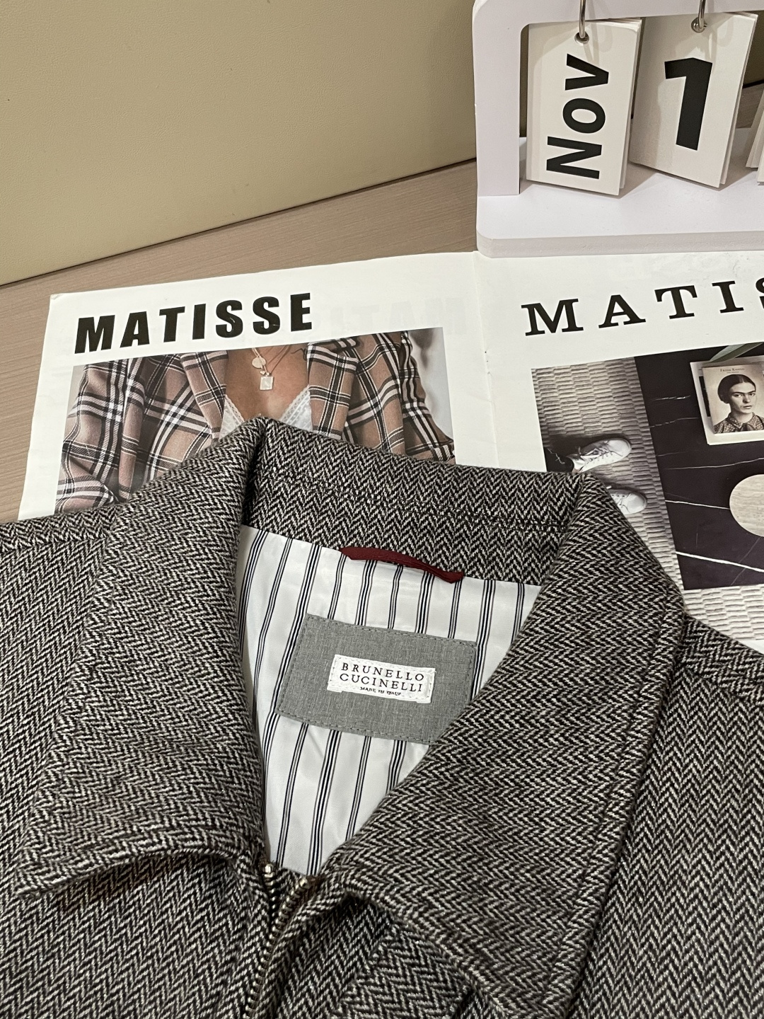 秋冬新款BC老钱风轻奢毛呢外套，精英男士必备高端毛呢休闲衬衣领夹克。意大利代工出品，领先各大买手店发布。