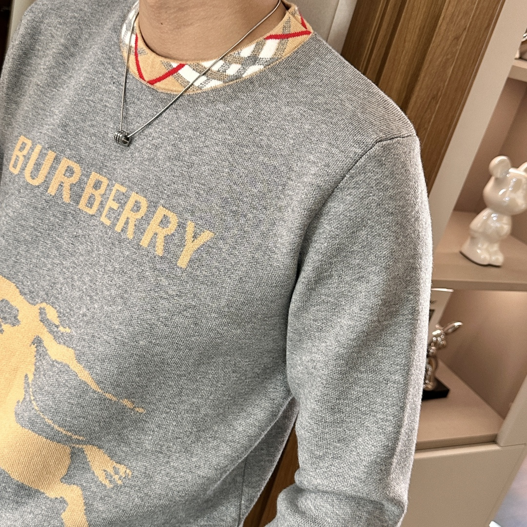 Bur 重磅推荐！2025aw秋冬新款 专柜同步 时尚经典针织衫 秋冬必备款 采用针织衫加厚毛衣，精致简